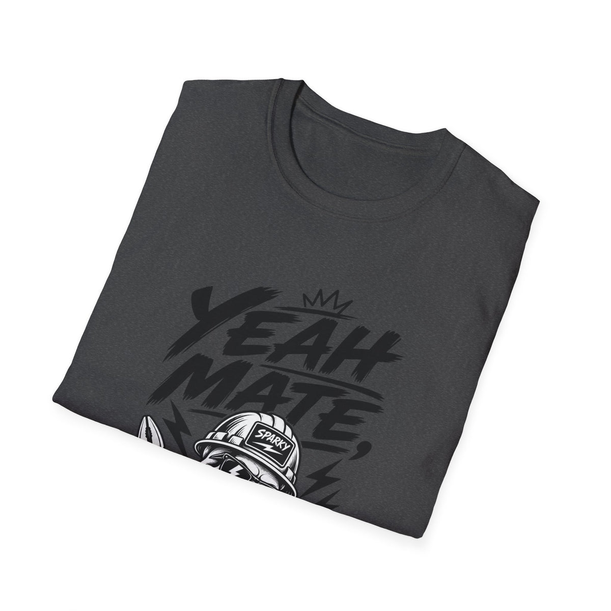 Yeah Mate It's Live T-Shirt — Retro Skull Graphic Tee