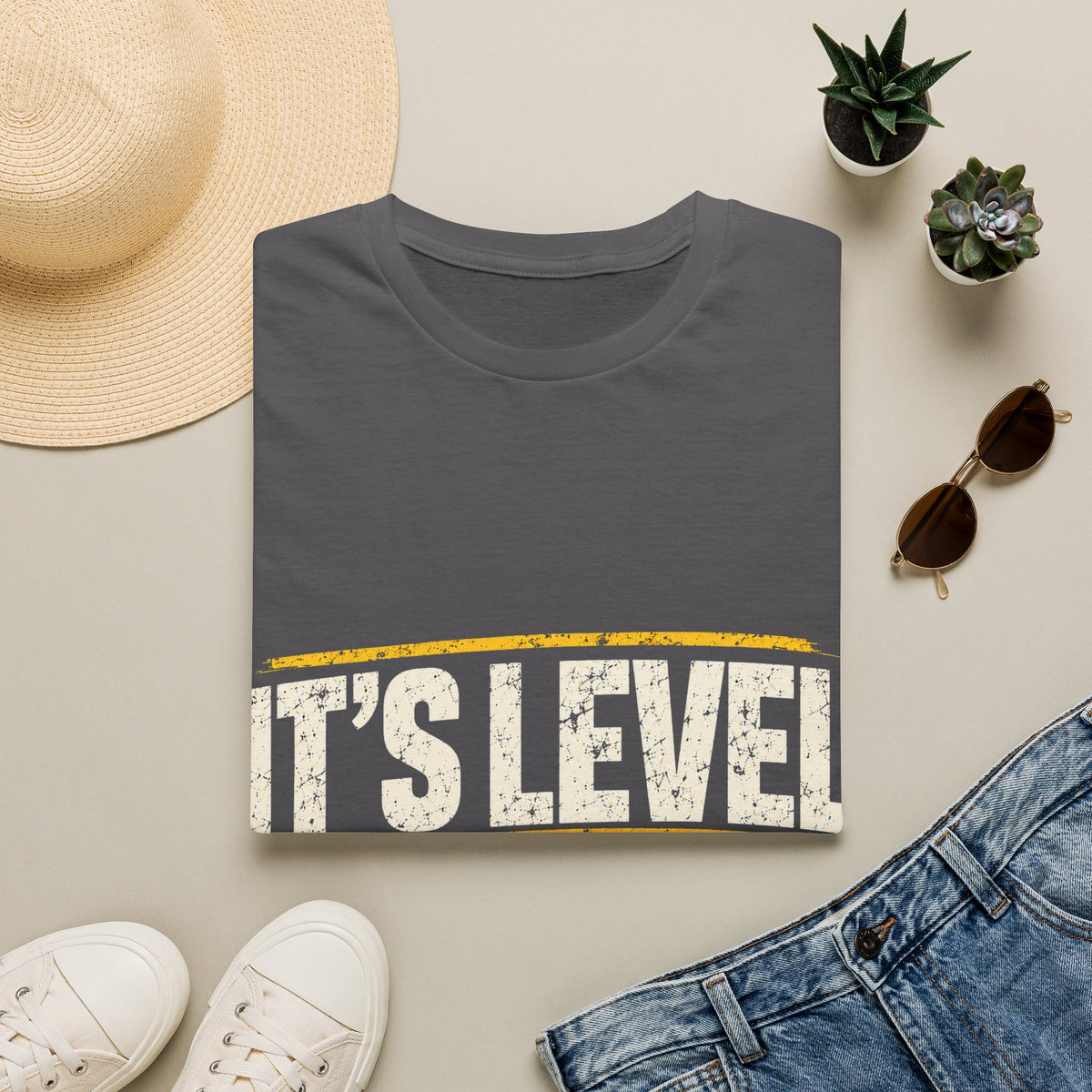 It's Level to My Eye T-Shirt — Funny Carpenter Carpentering Tool Tee