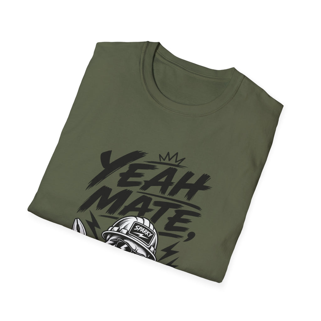Yeah Mate It's Live T-Shirt — Retro Skull Graphic Tee