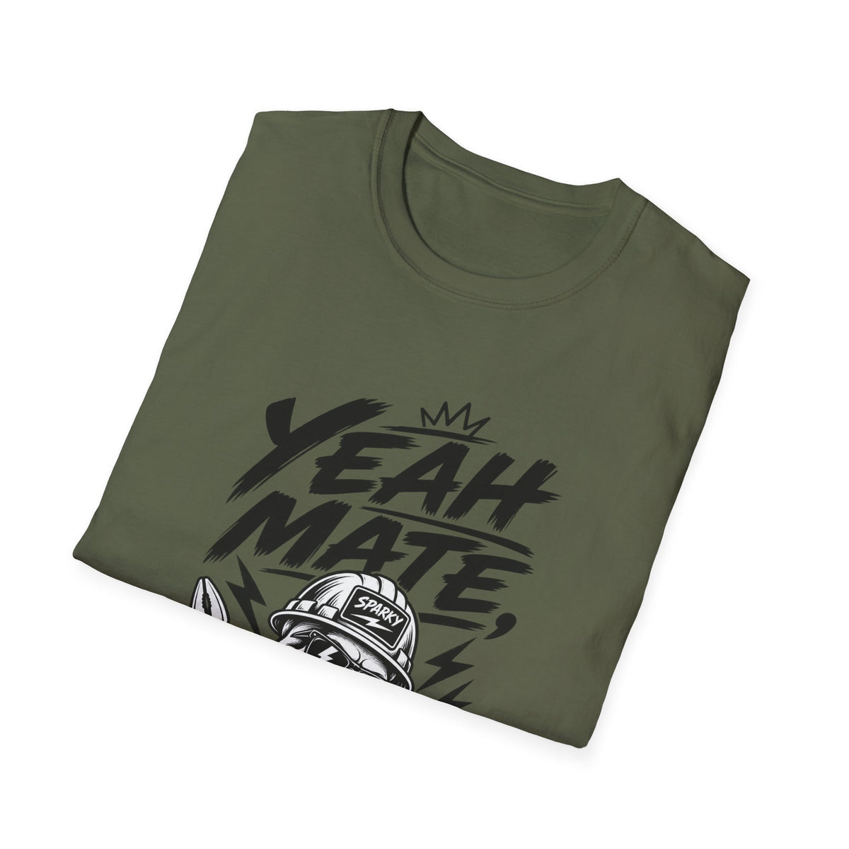 Yeah Mate It's Live T-Shirt — Retro Skull Graphic Tee