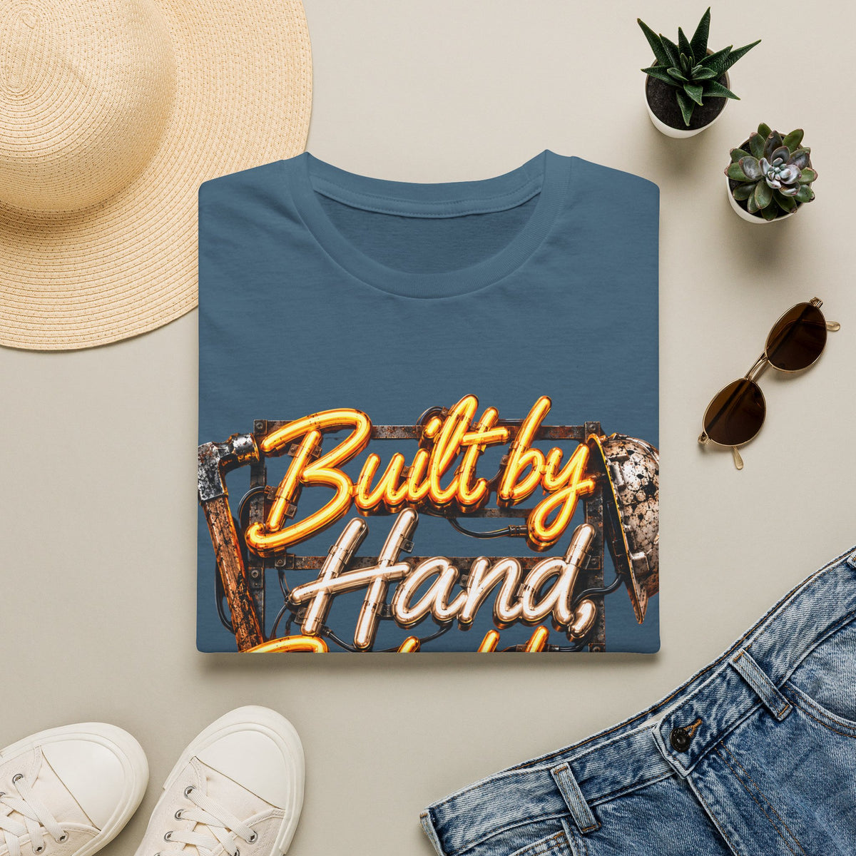 Built by Hand, Backed by Grit T-Shirt