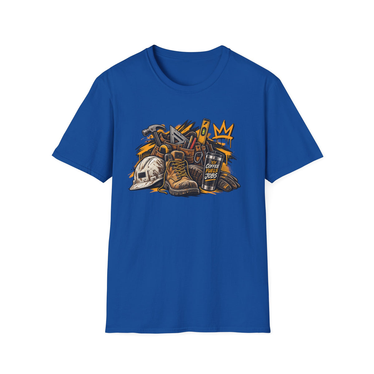Urban Explorer T-Shirt — Street Gear Graphic Tee (Boots, Helmet & Radio)