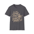 Stunt Double T-Shirt — "I’ve Had Enough Close Calls to Earn a Stunt Double" Vintage Helmet Graphic