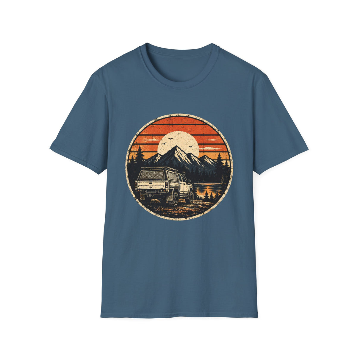 Camper Van Mountain Sunset T-Shirt