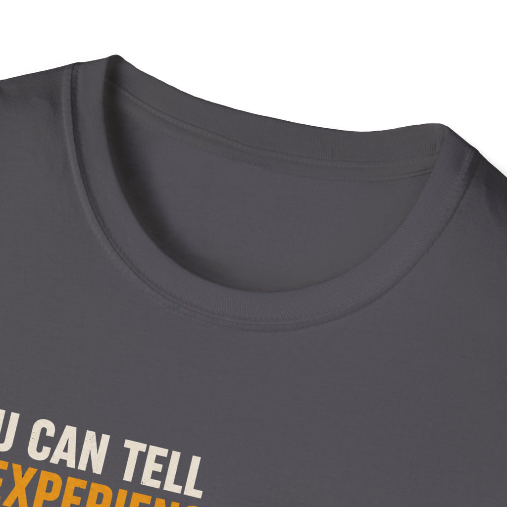 Tradie Tools T-Shirt — "You Can Tell How Experienced a Tradie" Work Shirt