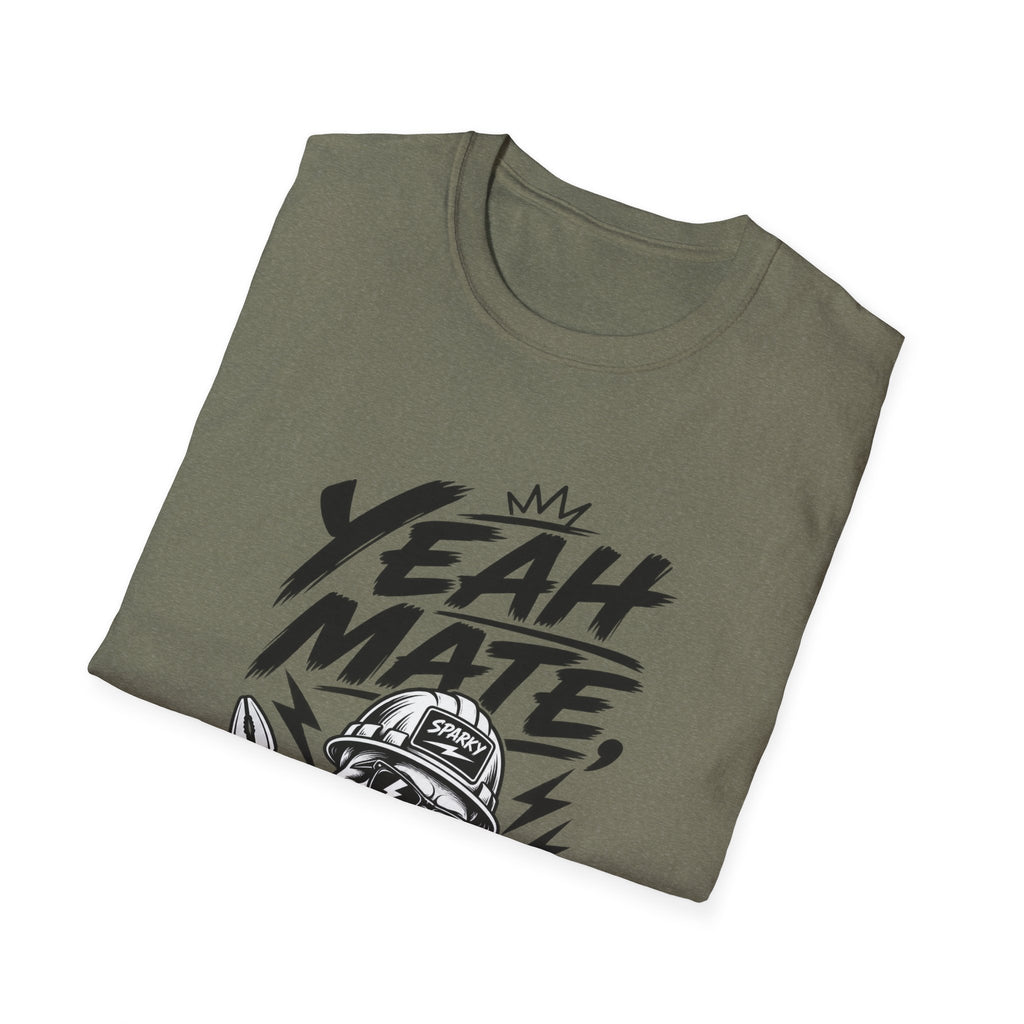 Yeah Mate It's Live T-Shirt — Retro Skull Graphic Tee