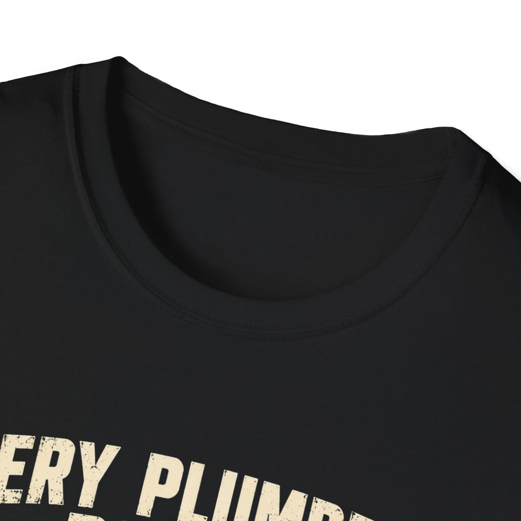 Plumber T-Shirt — "Every Plumber's Done a Ceiling Solder" Vintage Workwear Tee