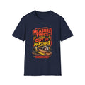 Carpenter T-Shirt — "Measure Twice Still Cut It Wrong" Vintage Woodworking Tee