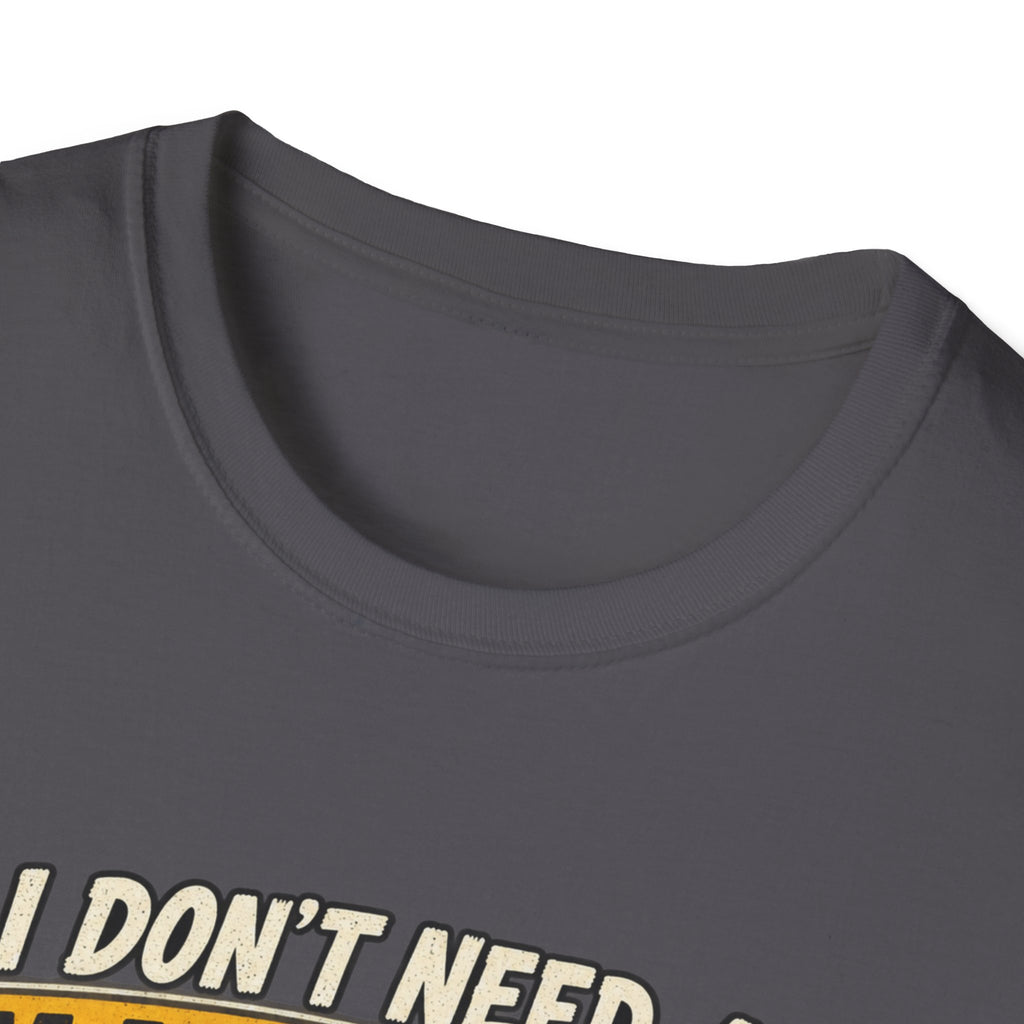 Chiropractor Humor T-Shirt – "I Don't Need a Gym Membership, I Need a Chiropractor on Retainer"