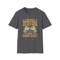 Boxing T-Shirt — "Never Underestimate an Old Man with Boxing Gloves" Vintage Boxing Tee