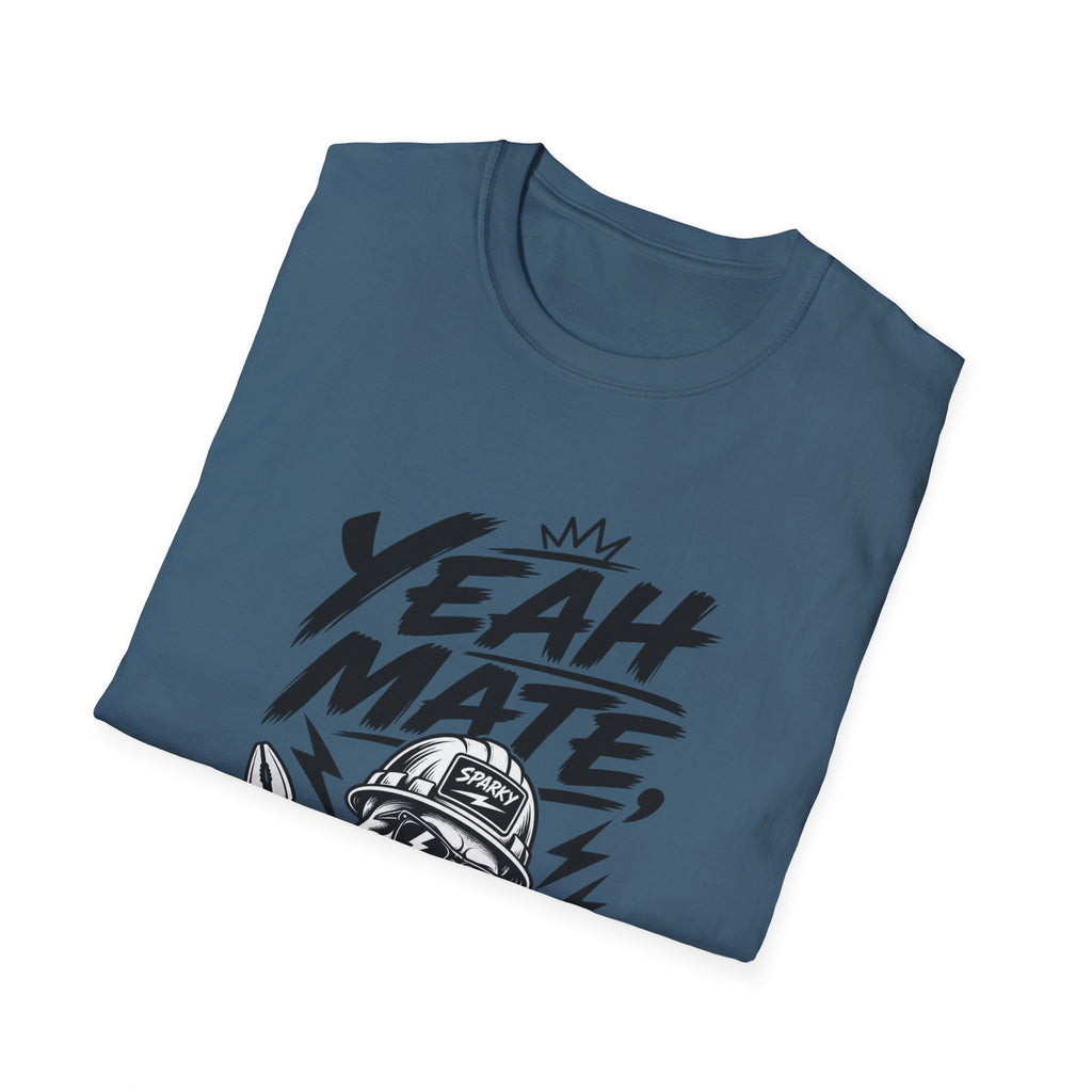 Yeah Mate It's Live T-Shirt — Retro Skull Graphic Tee