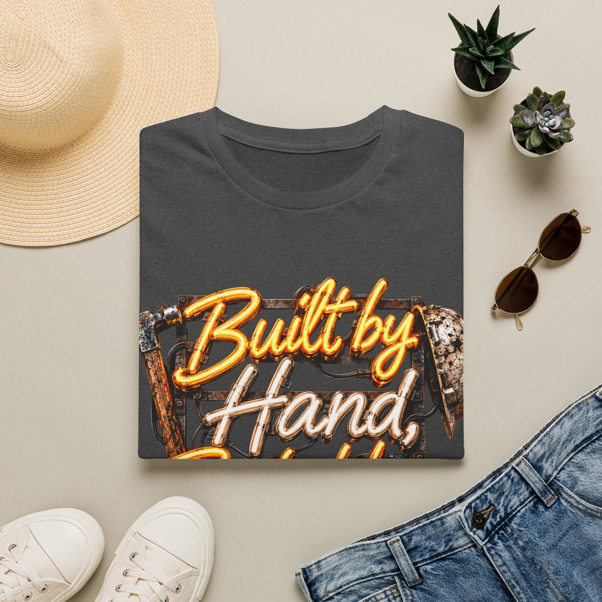 Built by Hand, Backed by Grit T-Shirt