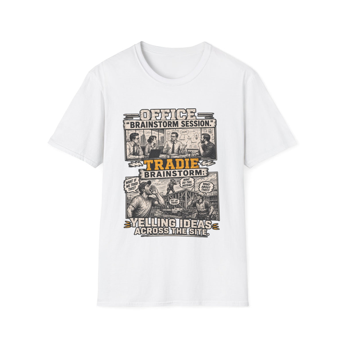 Tradie Office 'Brainstorm Session' T-Shirt