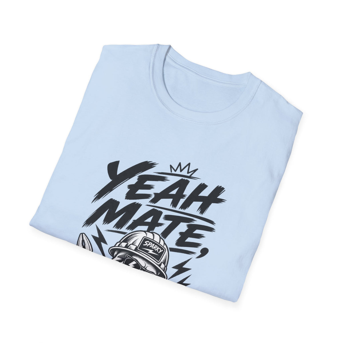 Yeah Mate It's Live T-Shirt — Retro Skull Graphic Tee