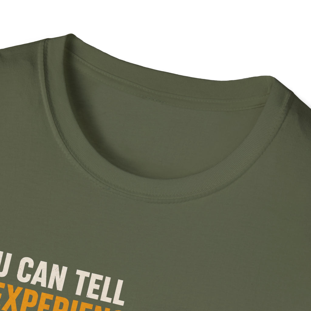 Tradie Tools T-Shirt — "You Can Tell How Experienced a Tradie" Work Shirt