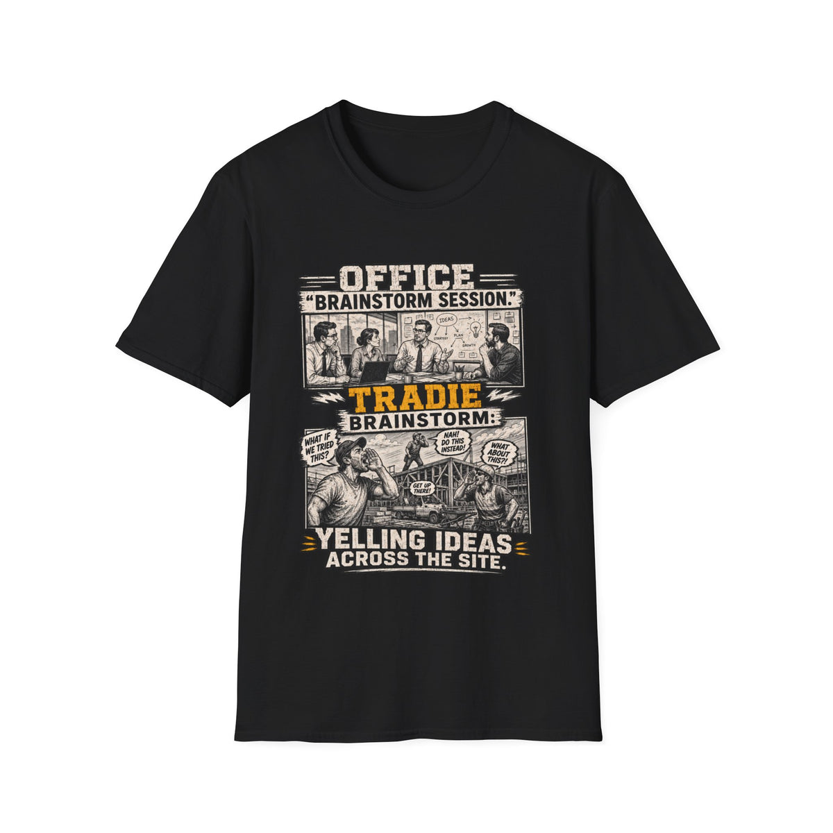 Tradie Office 'Brainstorm Session' T-Shirt