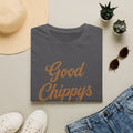 Good Chippys Aren't Cheap T-Shirt — Funny Vintage Script Tee