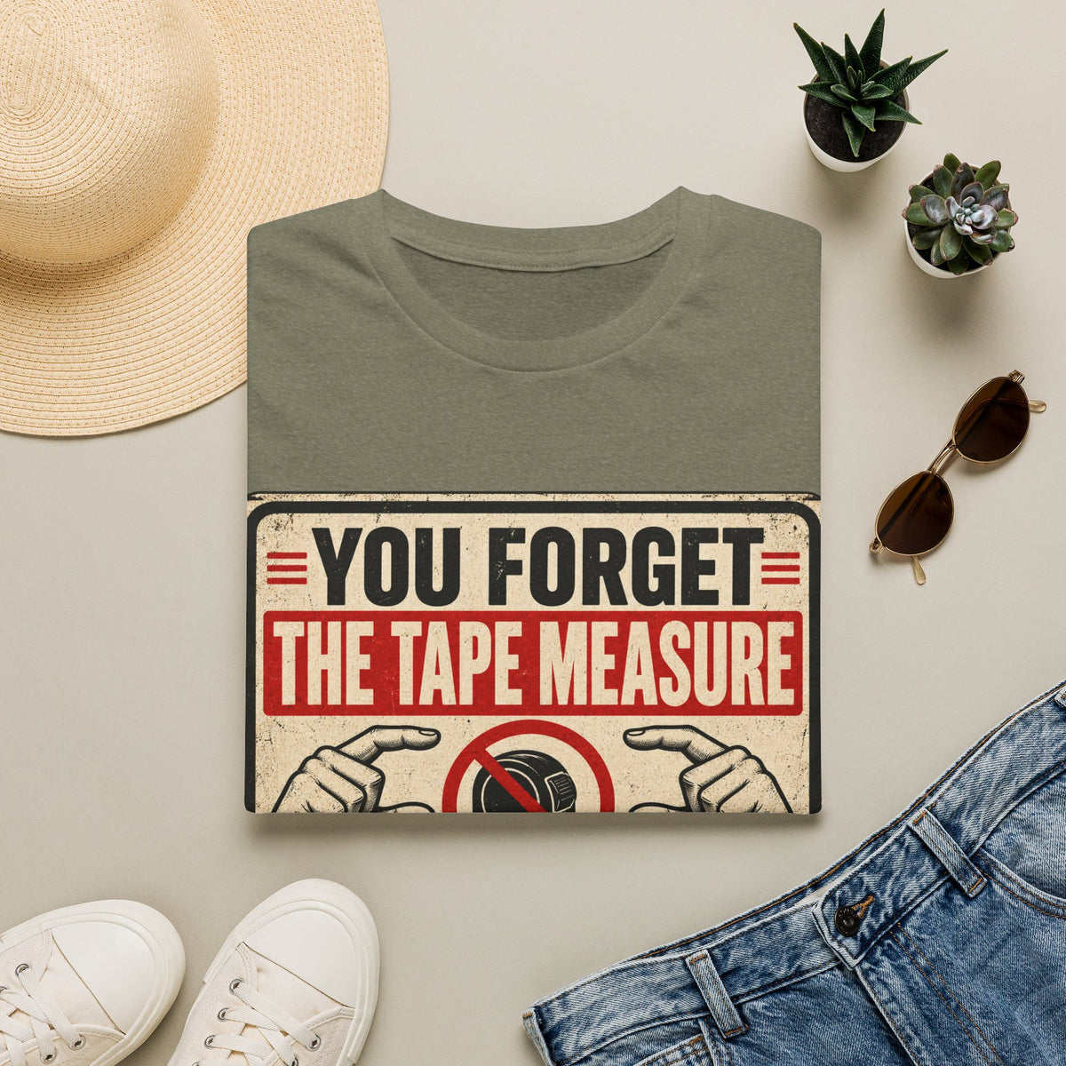 You Forget The Tape Measure T-Shirt — Funny Carpenter / DIY Shirt