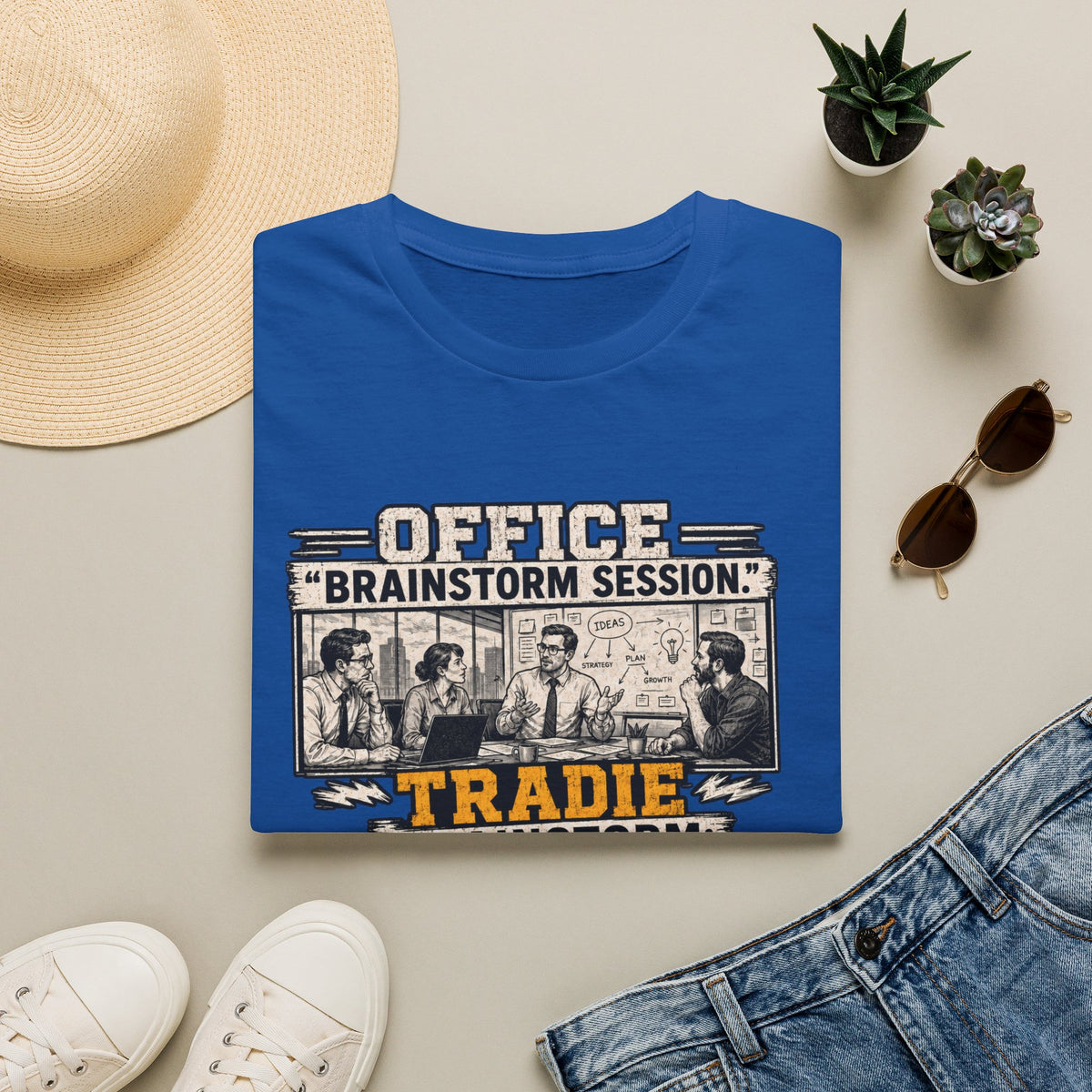 Tradie Office 'Brainstorm Session' T-Shirt