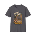 T-Shirt — "Looks Level From Here" Construction Crew Graphic Tee