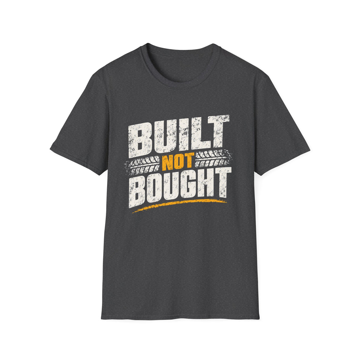 Built Not Bought T-Shirt — Vintage Mechanic / DIY Builder Tee