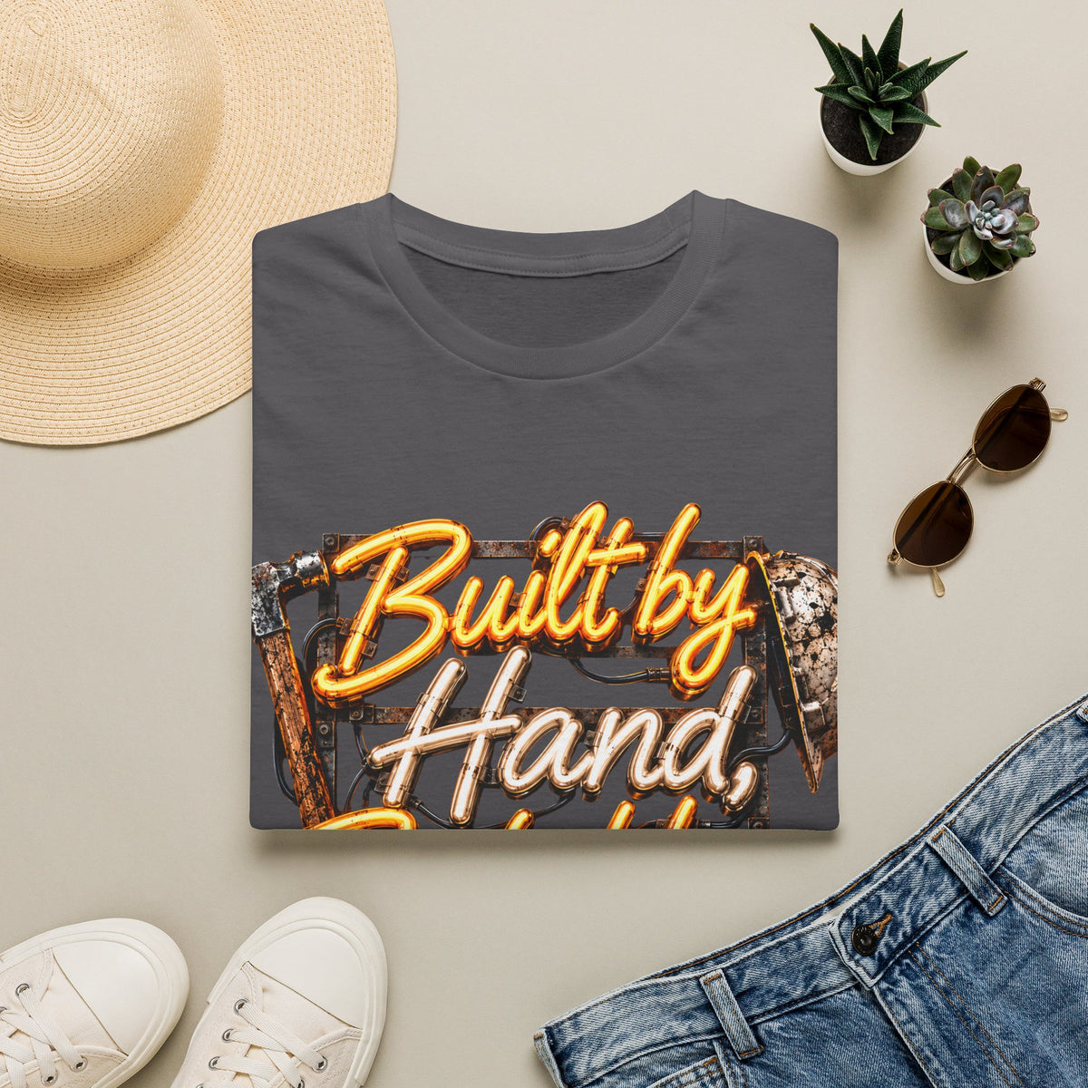 Built by Hand, Backed by Grit T-Shirt