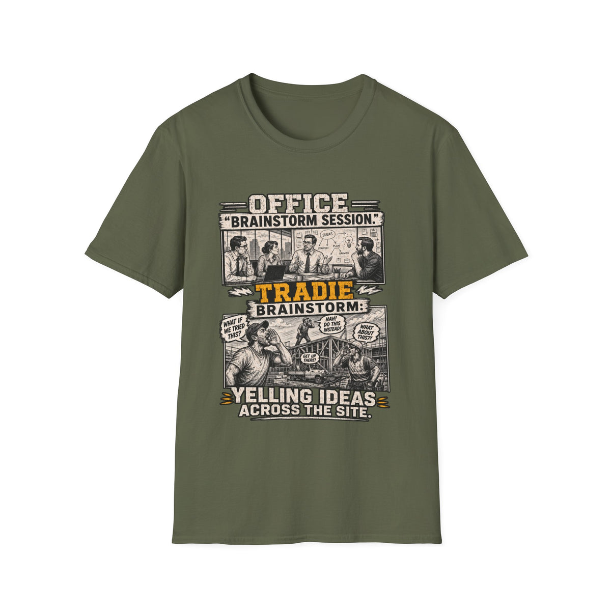 Tradie Office 'Brainstorm Session' T-Shirt