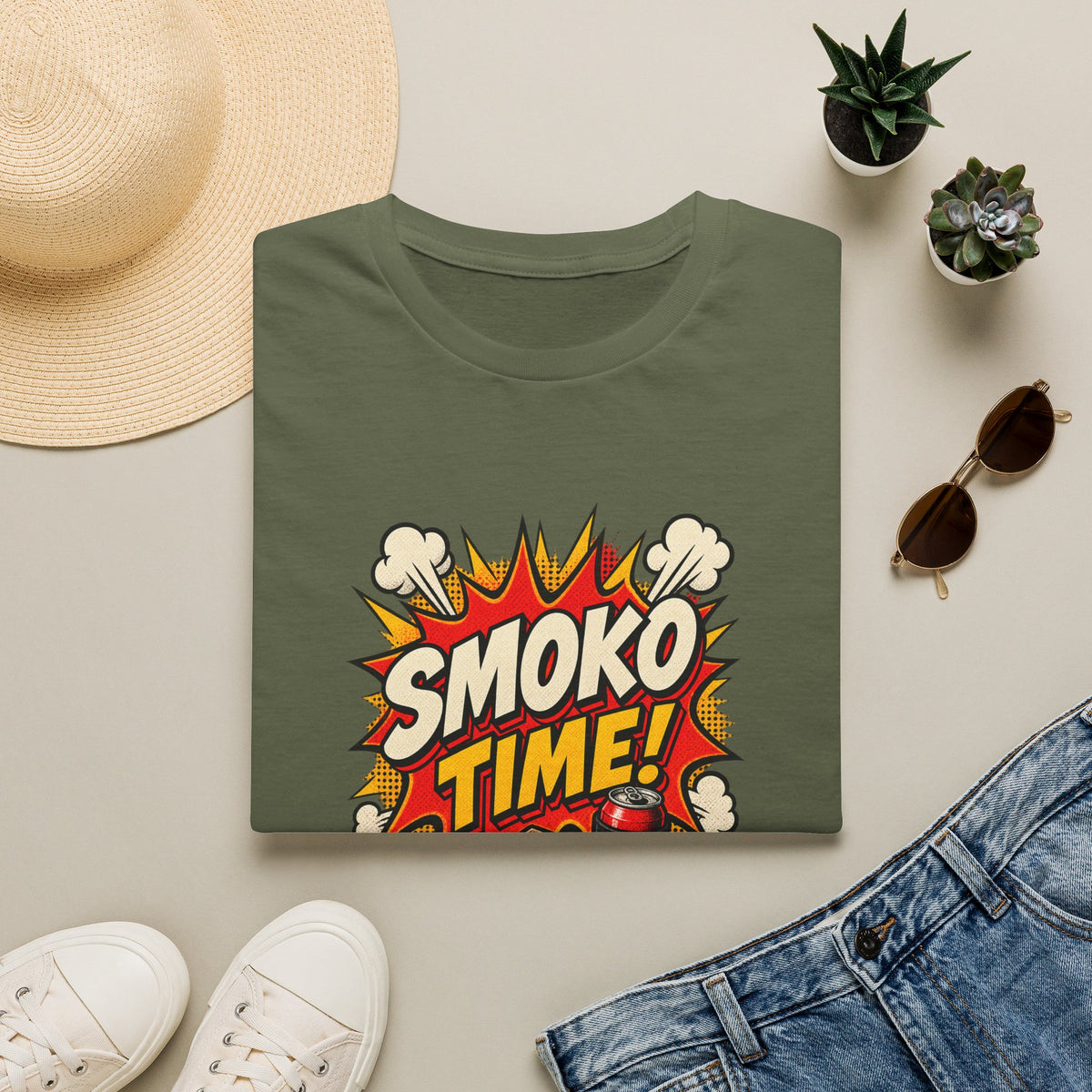 Smoko Time T-Shirt — Retro Cooler BBQ & Fishing Graphic Tee