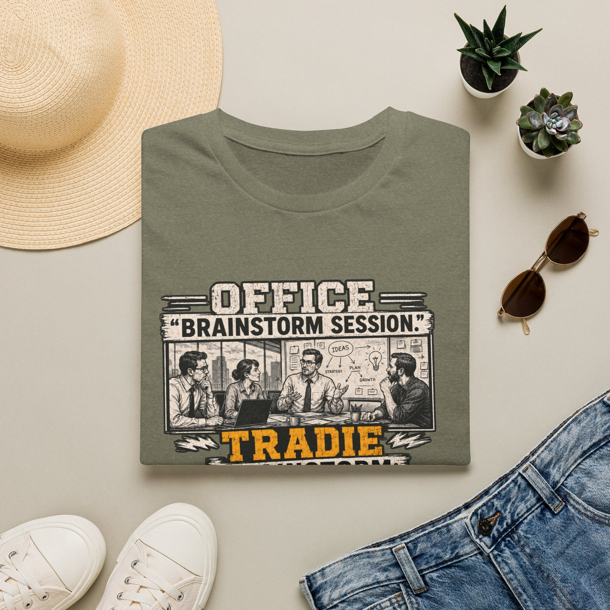 Tradie Office 'Brainstorm Session' T-Shirt