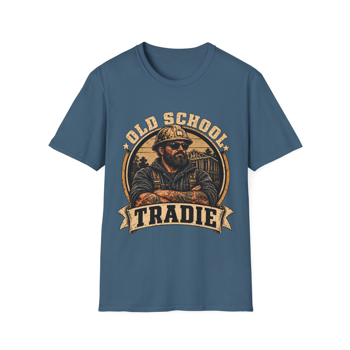 Old School Tradie T-Shirt — Vintage Tradesman Workwear Tee