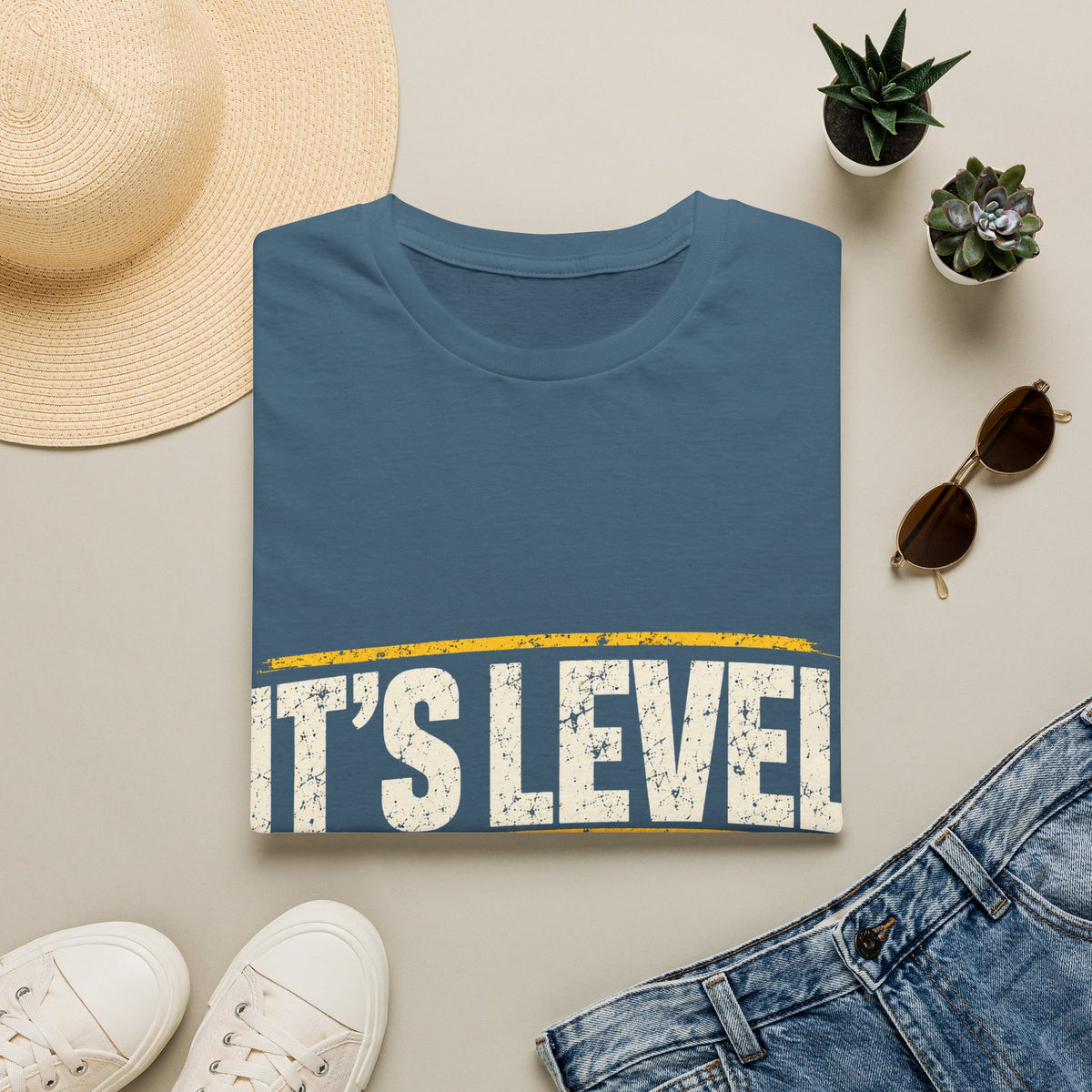It's Level to My Eye T-Shirt — Funny Carpenter Carpentering Tool Tee