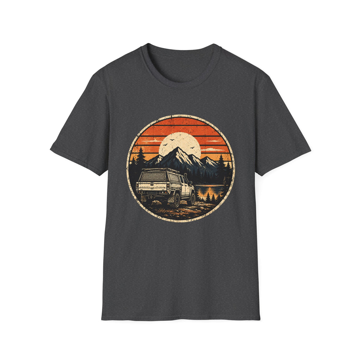 Camper Van Mountain Sunset T-Shirt