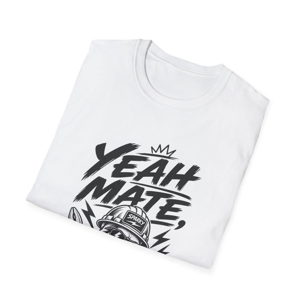 Yeah Mate It's Live T-Shirt — Retro Skull Graphic Tee