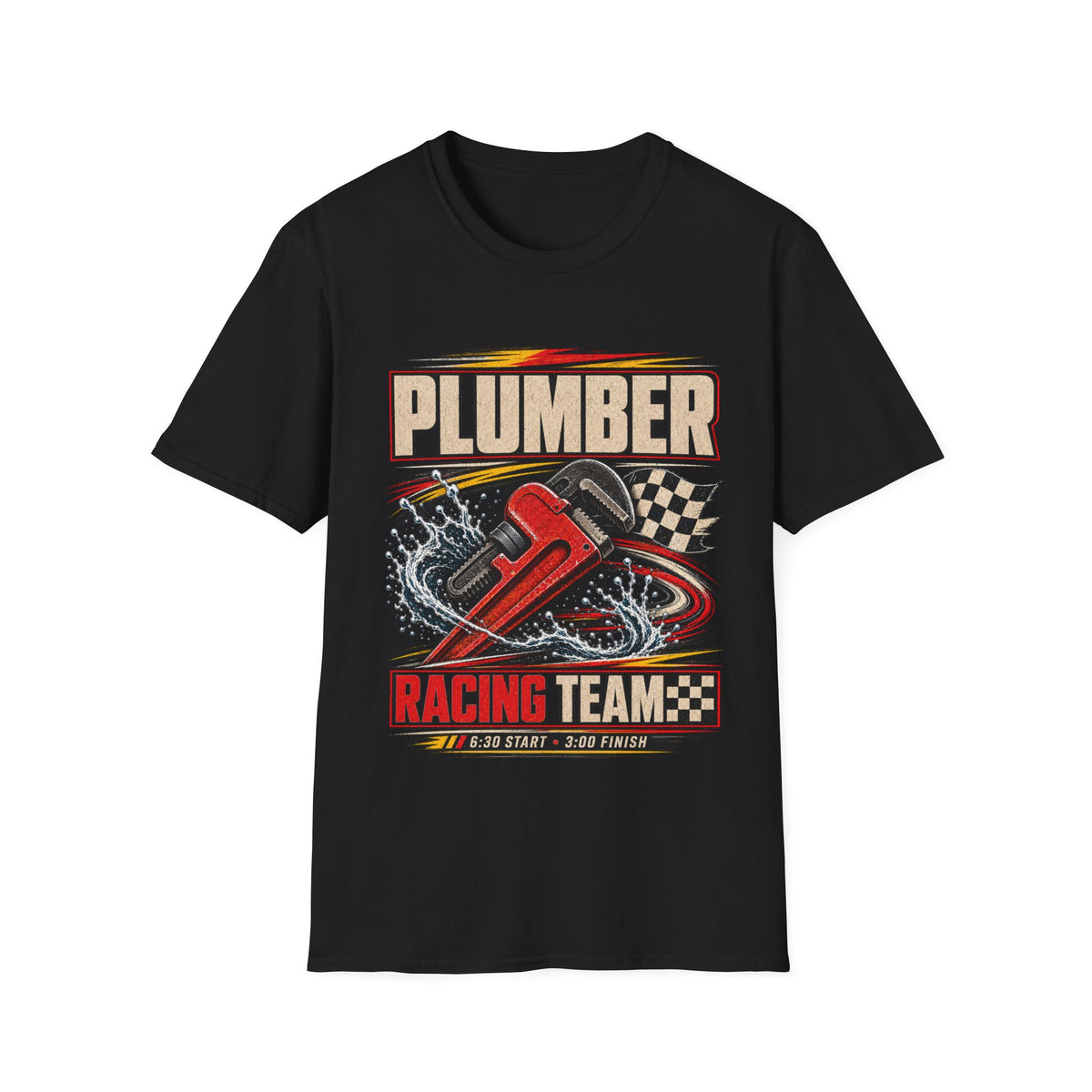 Plumber Racing Team T-Shirt – Vintage Wrench Mechanic Tee