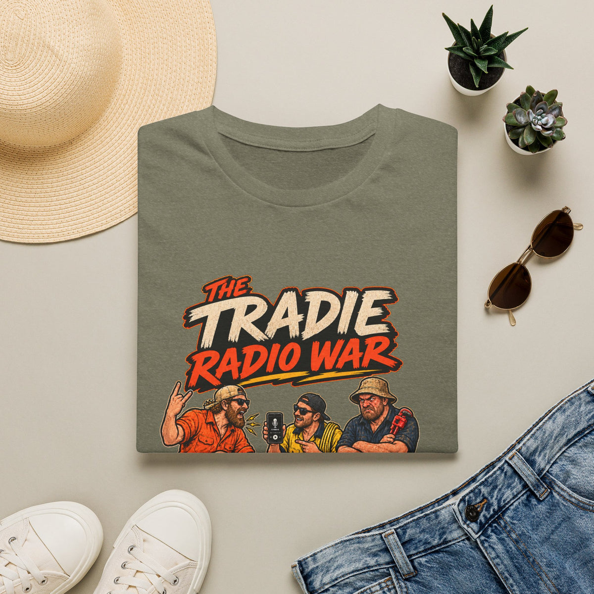 T-Shirt — The Tradie Radio War Podcast Graphic Tee