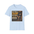 T-Shirt — "Getting a Cramp Mid-Crouch Under the House" Vintage Handyman Tee