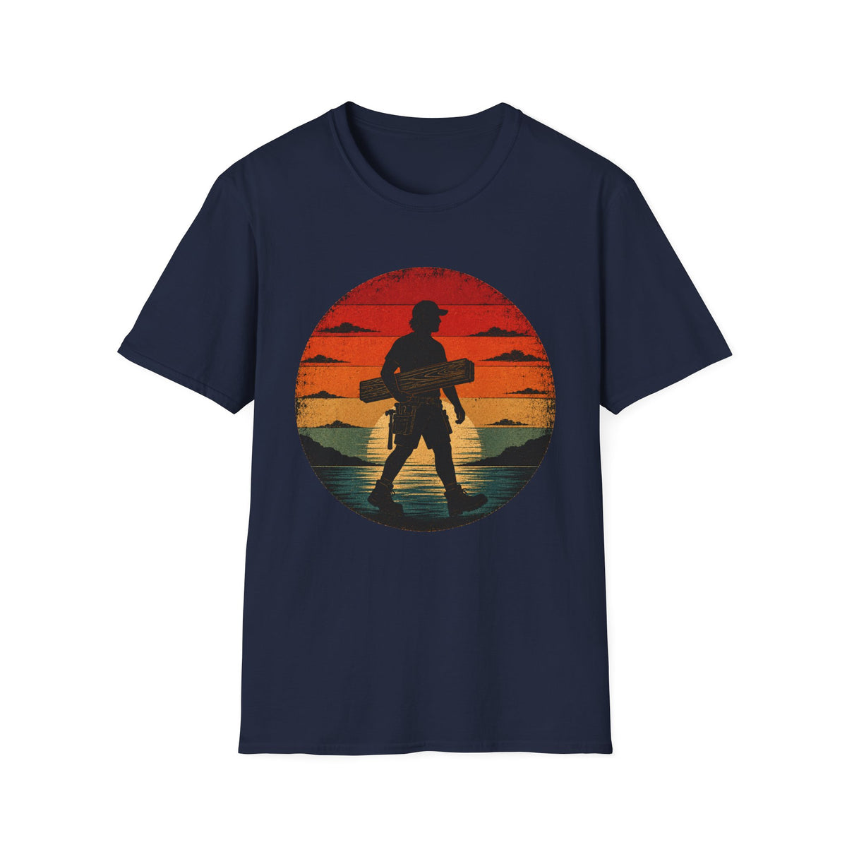Surfer Silhouette Sunset T-Shirt