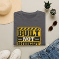 Built Not Bought T‑Shirt — Vintage Construction & Motorcycle Pride Tee